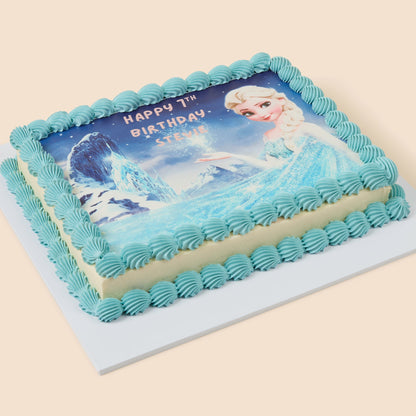 Kids Birthday Slab Cake - Frozen