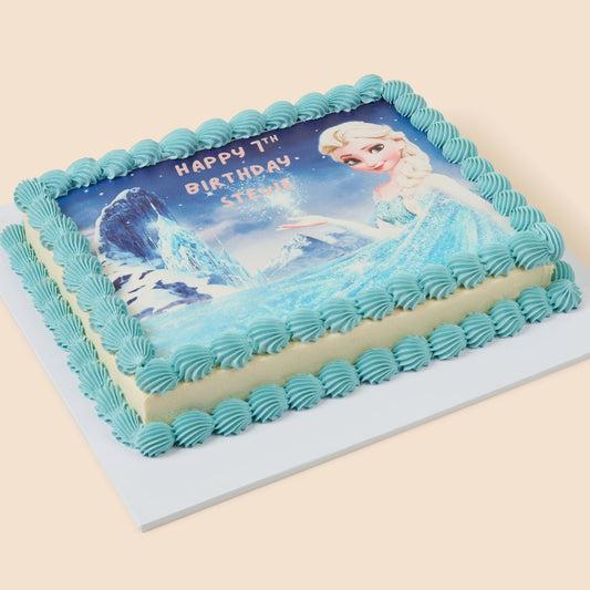 Kids Birthday Slab Cake - Frozen