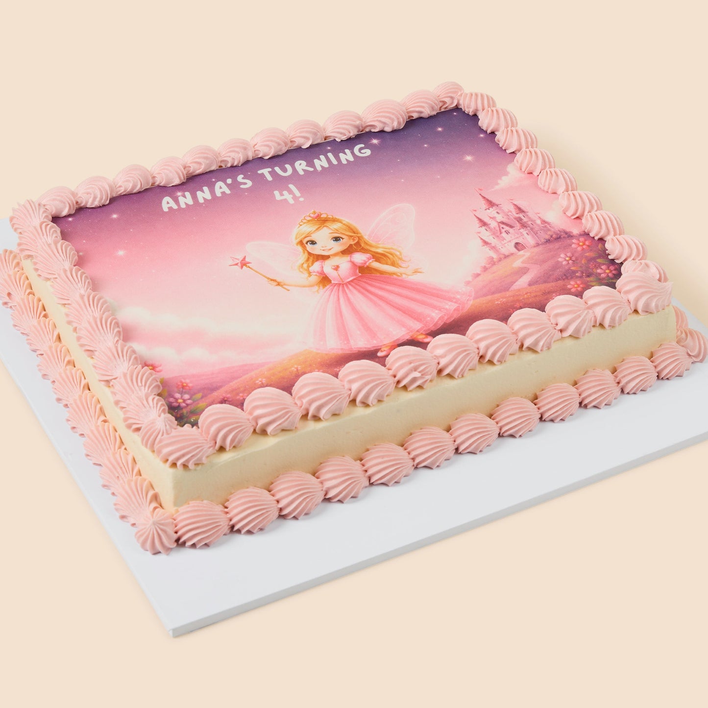 Kids Birthday Slab Cake - Fairy