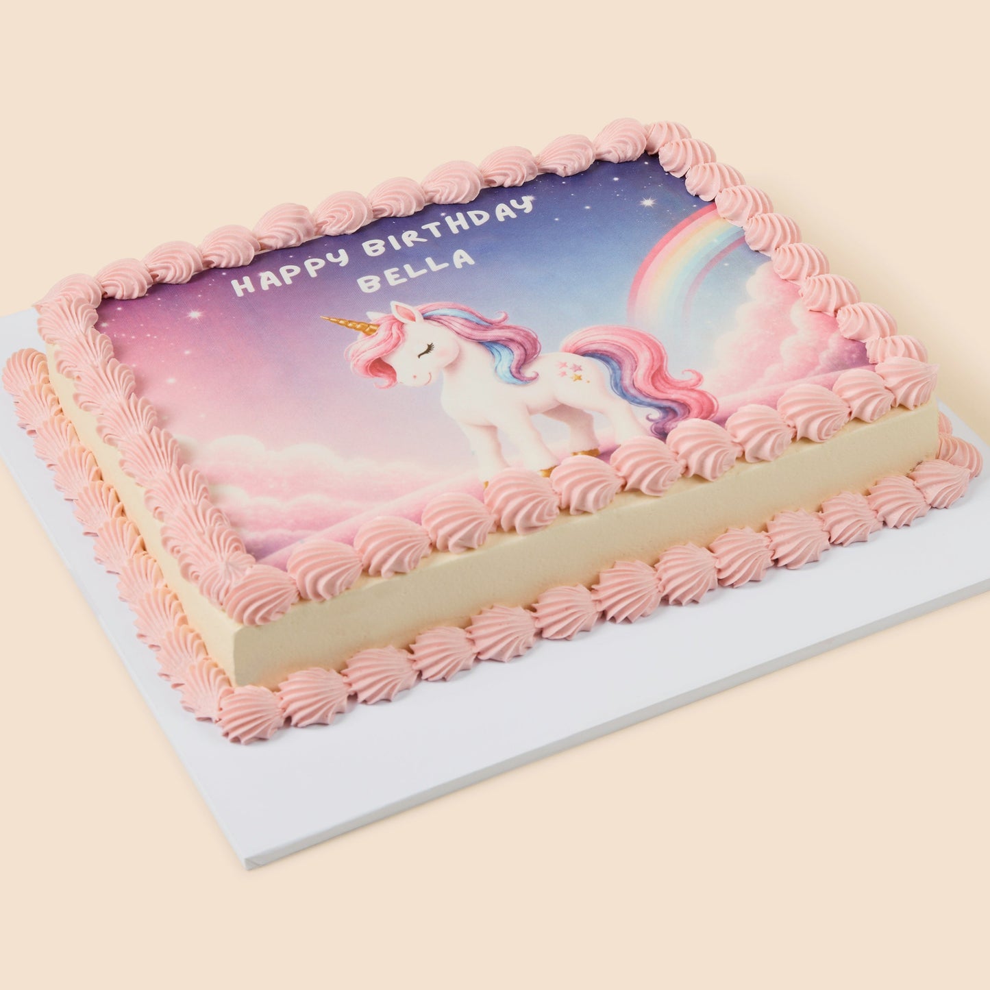 Kids Birthday Slab Cake - Unicorn