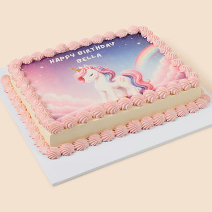 Kids Birthday Slab Cake - Unicorn