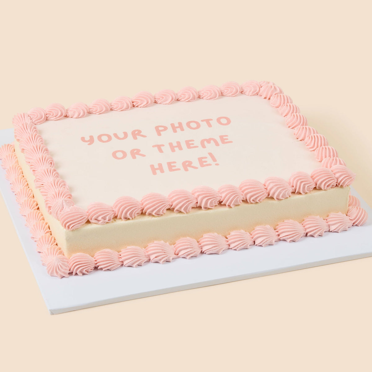 Edible Image Mini Slab Cake