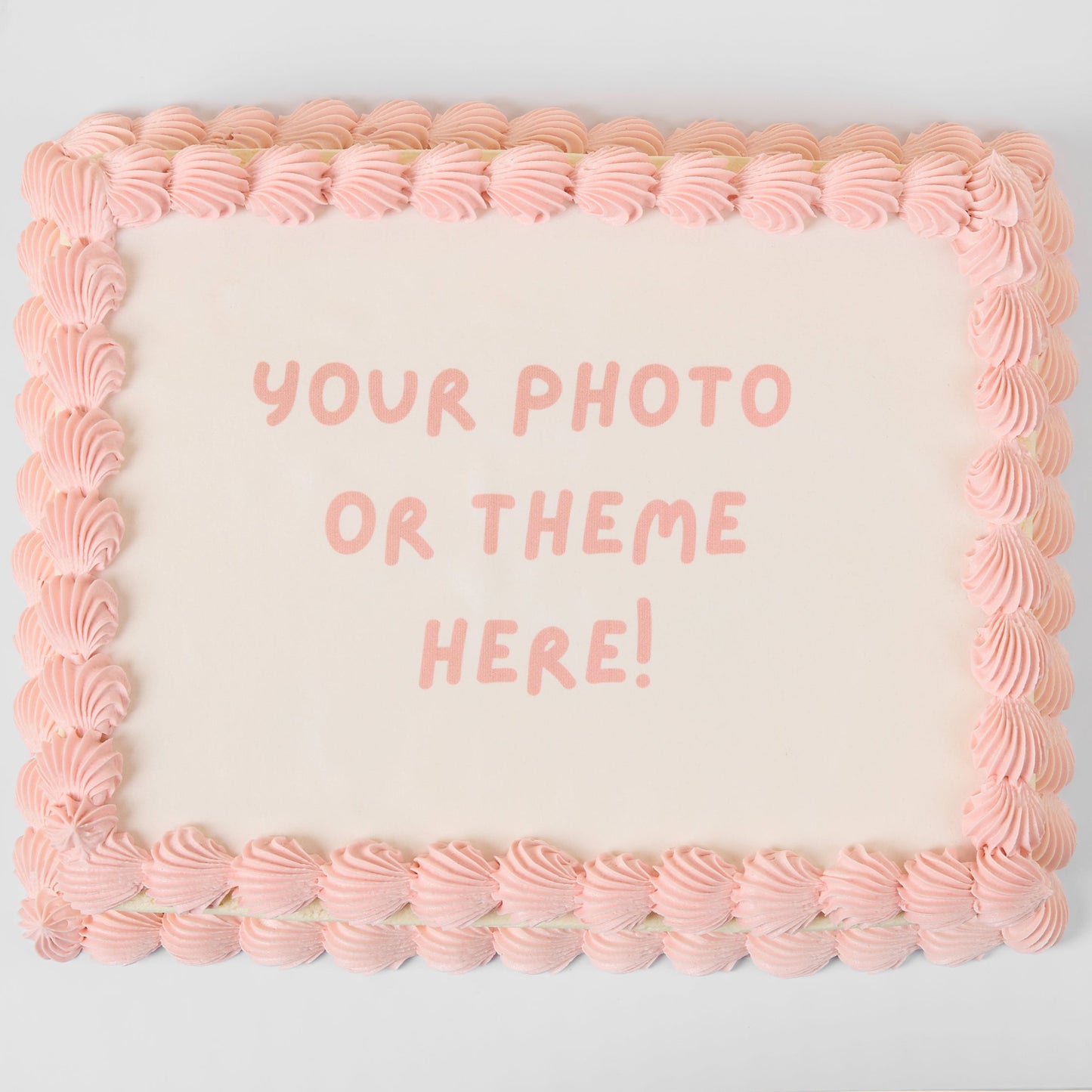 Kids Birthday Slab Cake - Edible Image