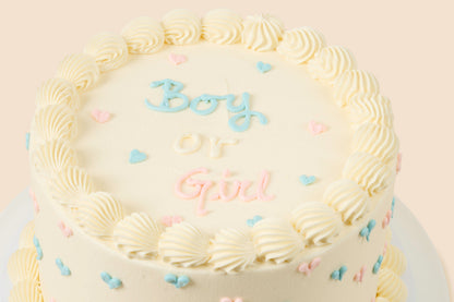 Gender Reveal Cake