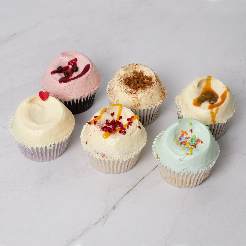 Signature Assorted Cupcakes | 6 Pack | Bluebells Cakery Auckland