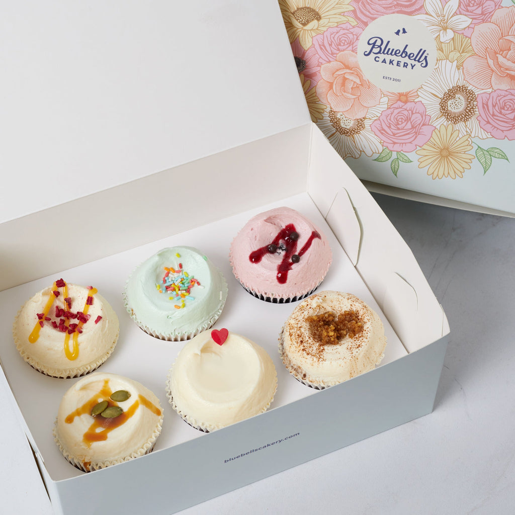 Signature Assorted Cupcakes | 6 Pack | Bluebells Cakery Auckland