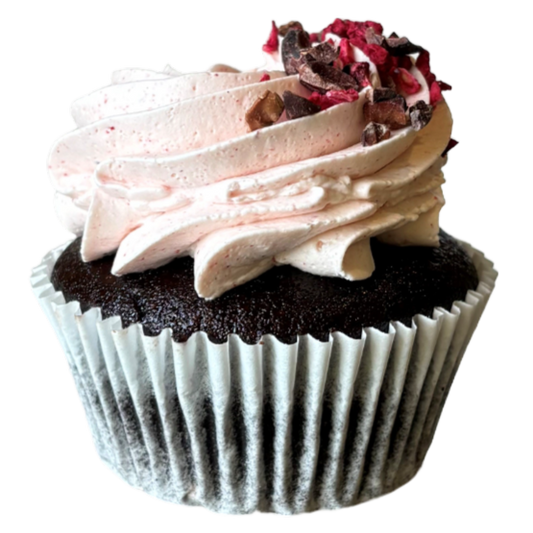 Single Cupcake Flavour - Vegan Chocolate & Raspberry