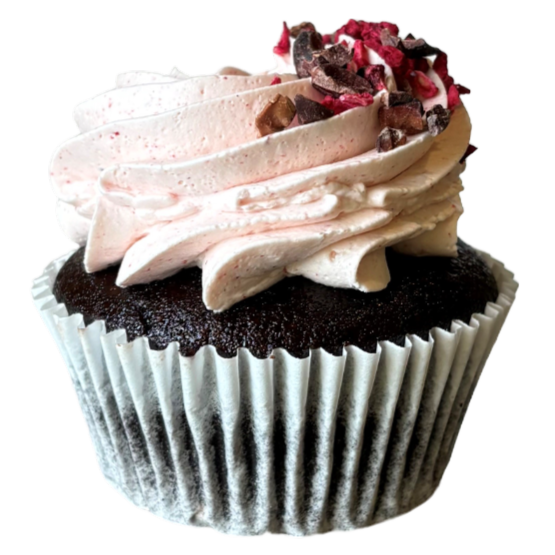 Single Cupcake Flavour - Vegan Chocolate & Raspberry