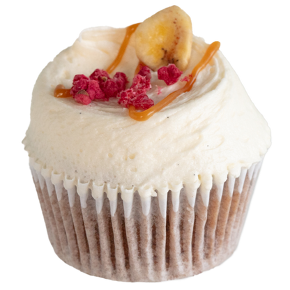 Single Cupcake Flavour - Banana & Salted Caramel