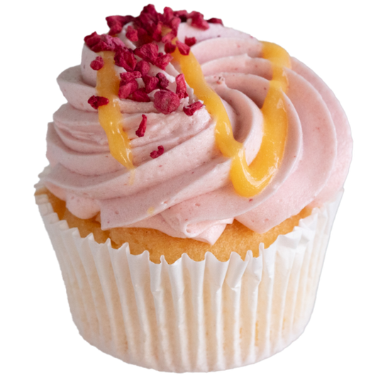 Single Cupcake Flavour - Gluten Free Lemon & Raspberry