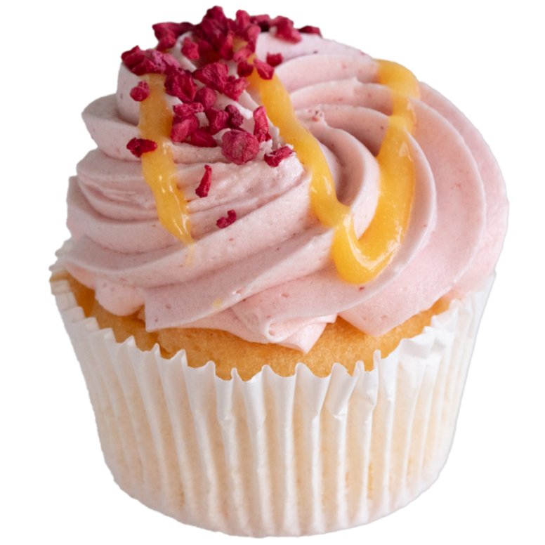 Single Cupcake Flavour - Gluten Free Lemon & Raspberry