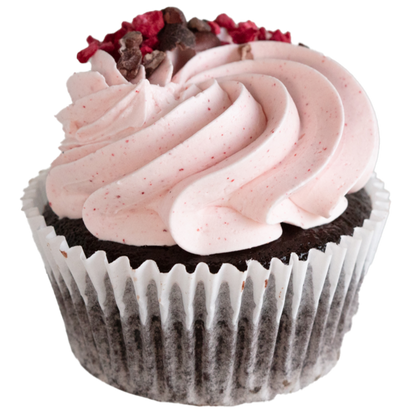 Single Cupcake Flavour - Vegan Chocolate & Raspberry