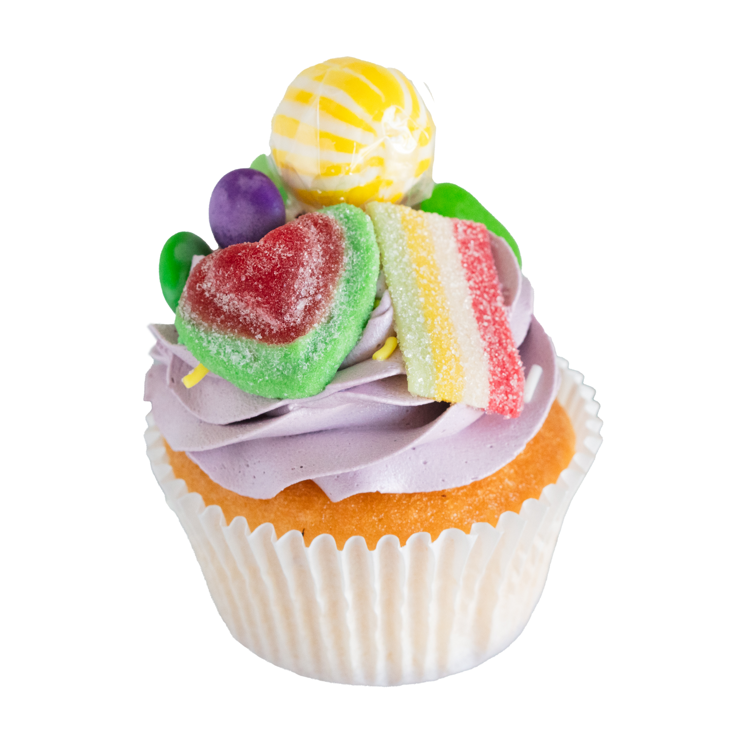 Cupcake Flavour - Loaded Lolly - Lilac Icing