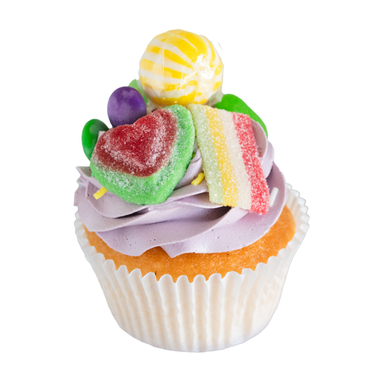 Cupcake Flavour - Loaded Lolly - Lilac Icing
