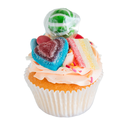 Cupcake Flavour - Loaded Lolly - Peach Icing