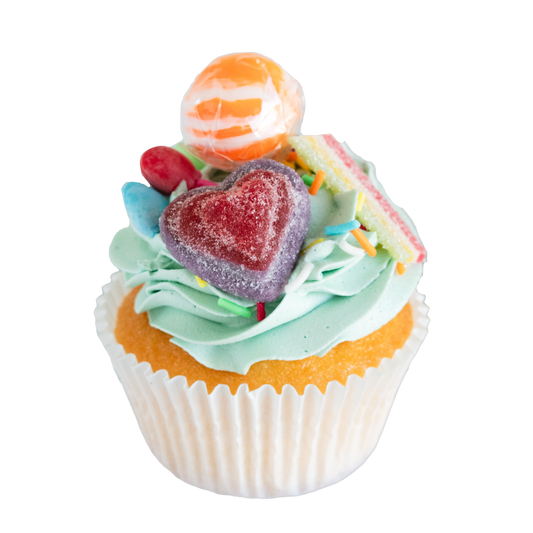 Cupcake Flavour - Loaded Lolly - Baby Teal Icing