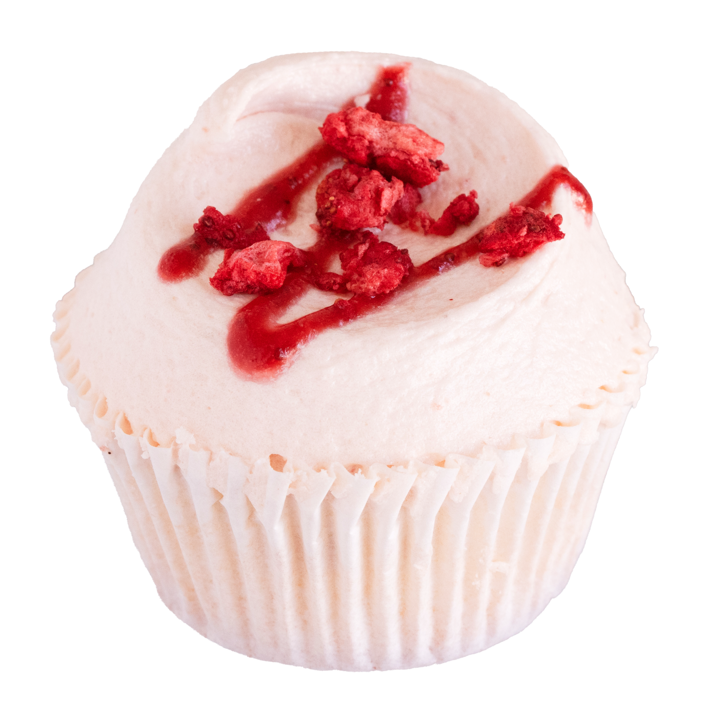 Single Cupcake Flavour - Vanilla & Strawberry