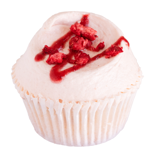 Single Cupcake Flavour - Vanilla & Strawberry