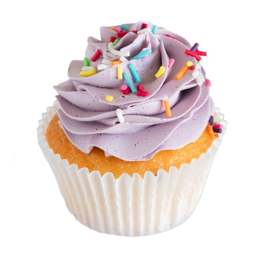 Cupcake Flavour - Rainbow - Lilac Icing