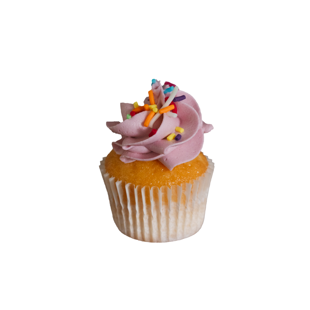 Mini Cupcake Flavour - Rainbow - Lilac Icing