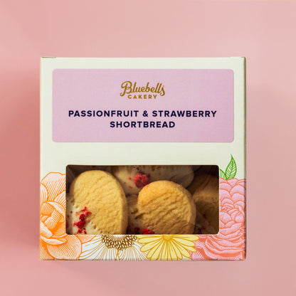 Gift Box Option - Passionfruit & Strawberry Shortbread