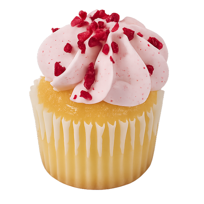 Mini Cupcake Flavour - GLUTEN FREE & DAIRY FREE - Vanilla & Raspberry