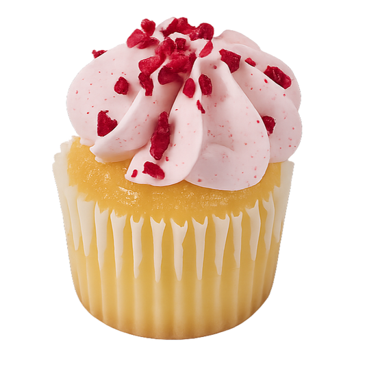Mini Cupcake Flavour - GLUTEN FREE & DAIRY FREE - Vanilla & Raspberry