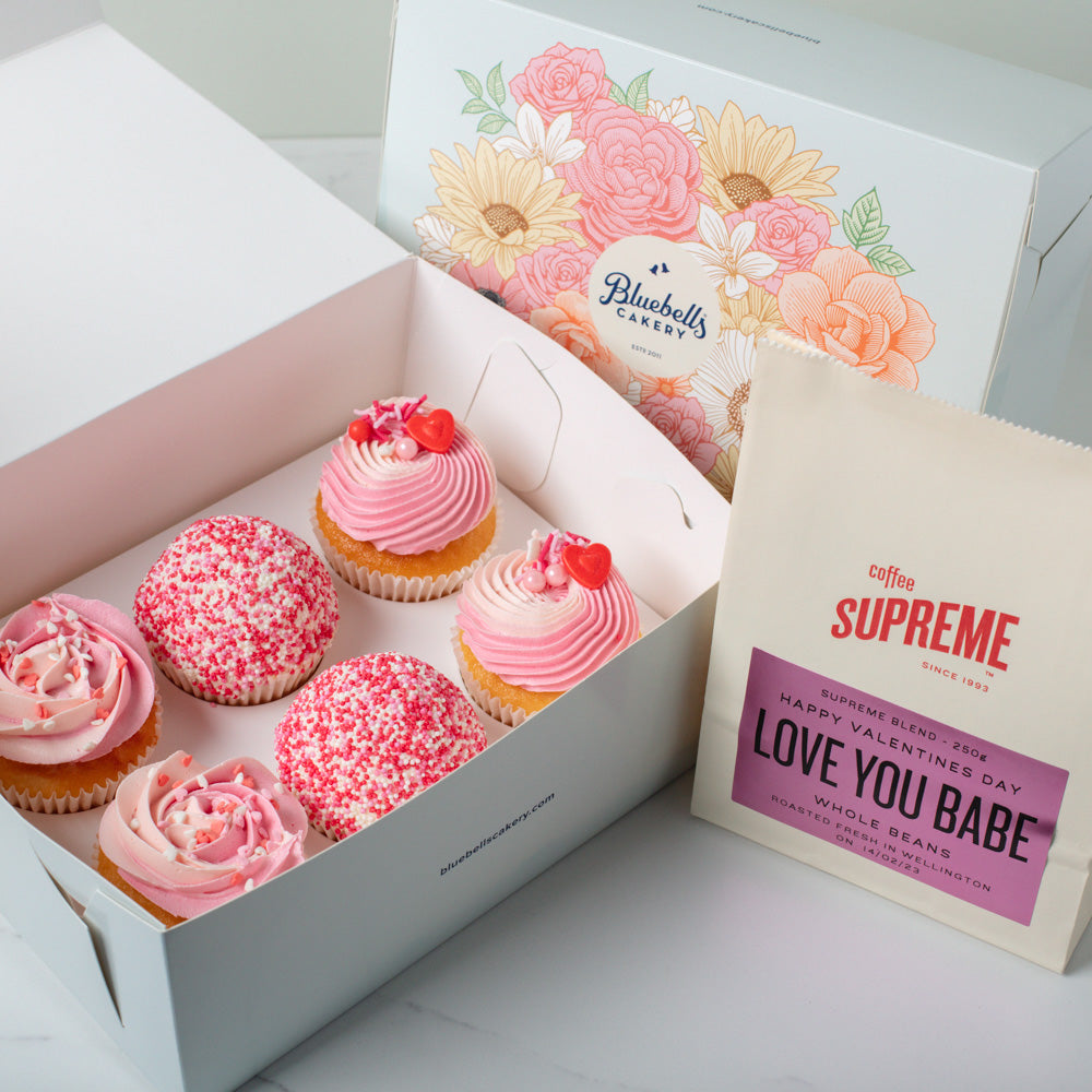 Valentines Cupcakes & Coffee Pack