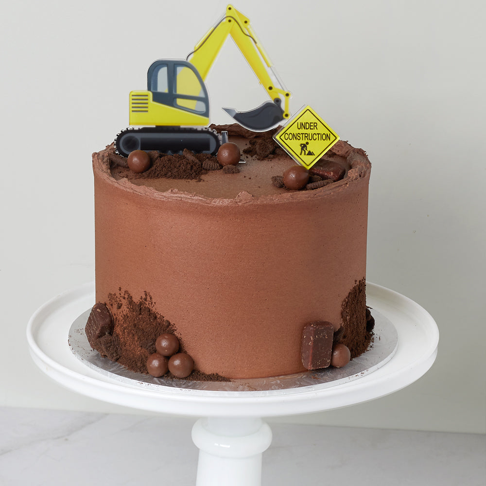 Construction Chocolate Cake