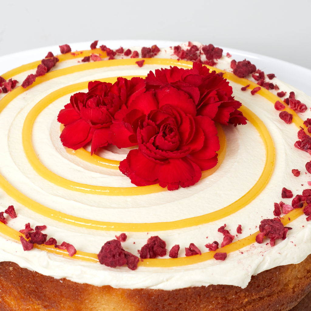Classic Cake - Add Fresh Carnations