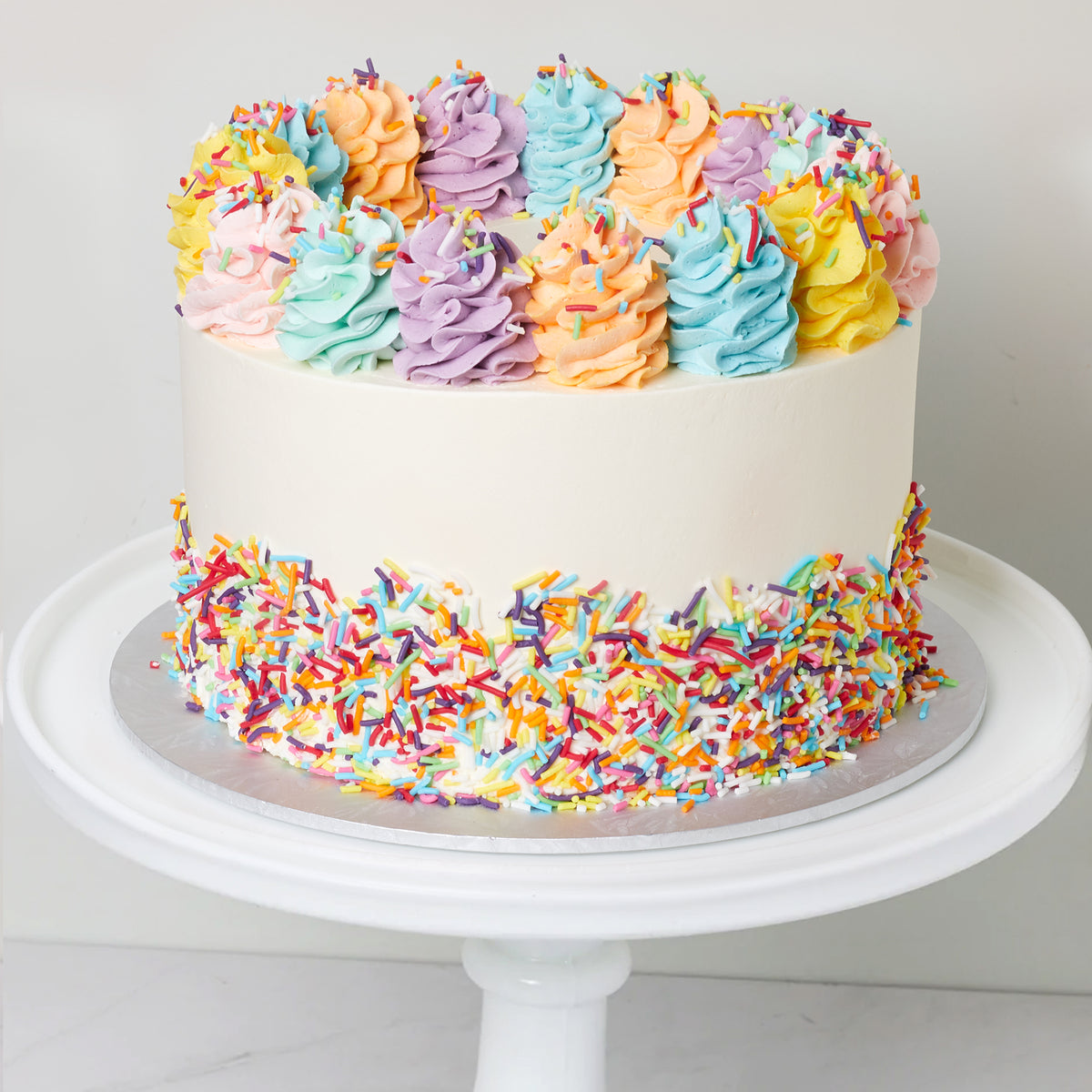 Vanilla Rainbow Cake Delivery in London – Punk cake