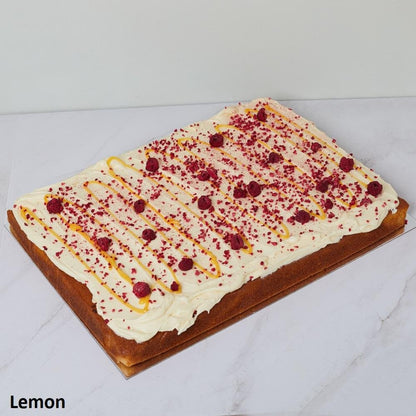 Lemon Big Slab Cake | Bluebells Cakery | Auckland