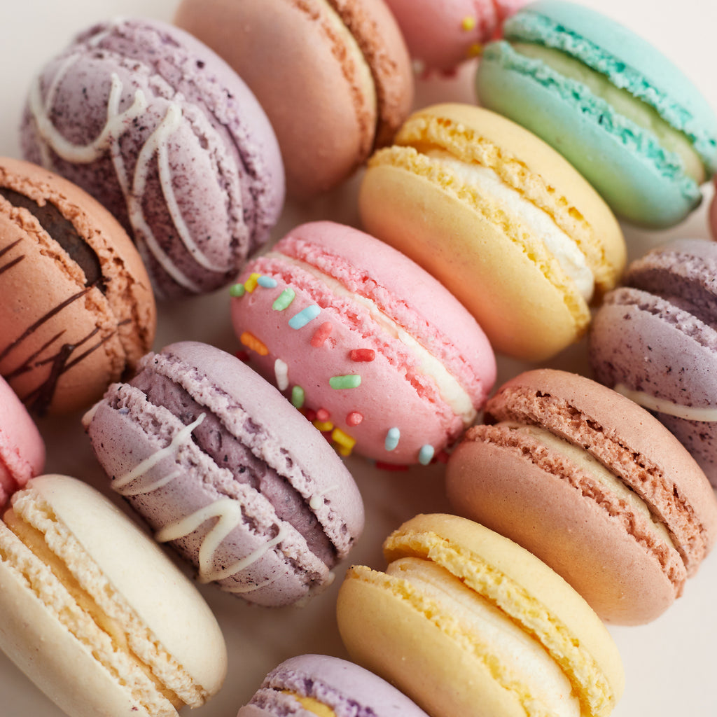 Assorted Macaron Flavours | Gluten Free | Bluebells Cakery Auckland