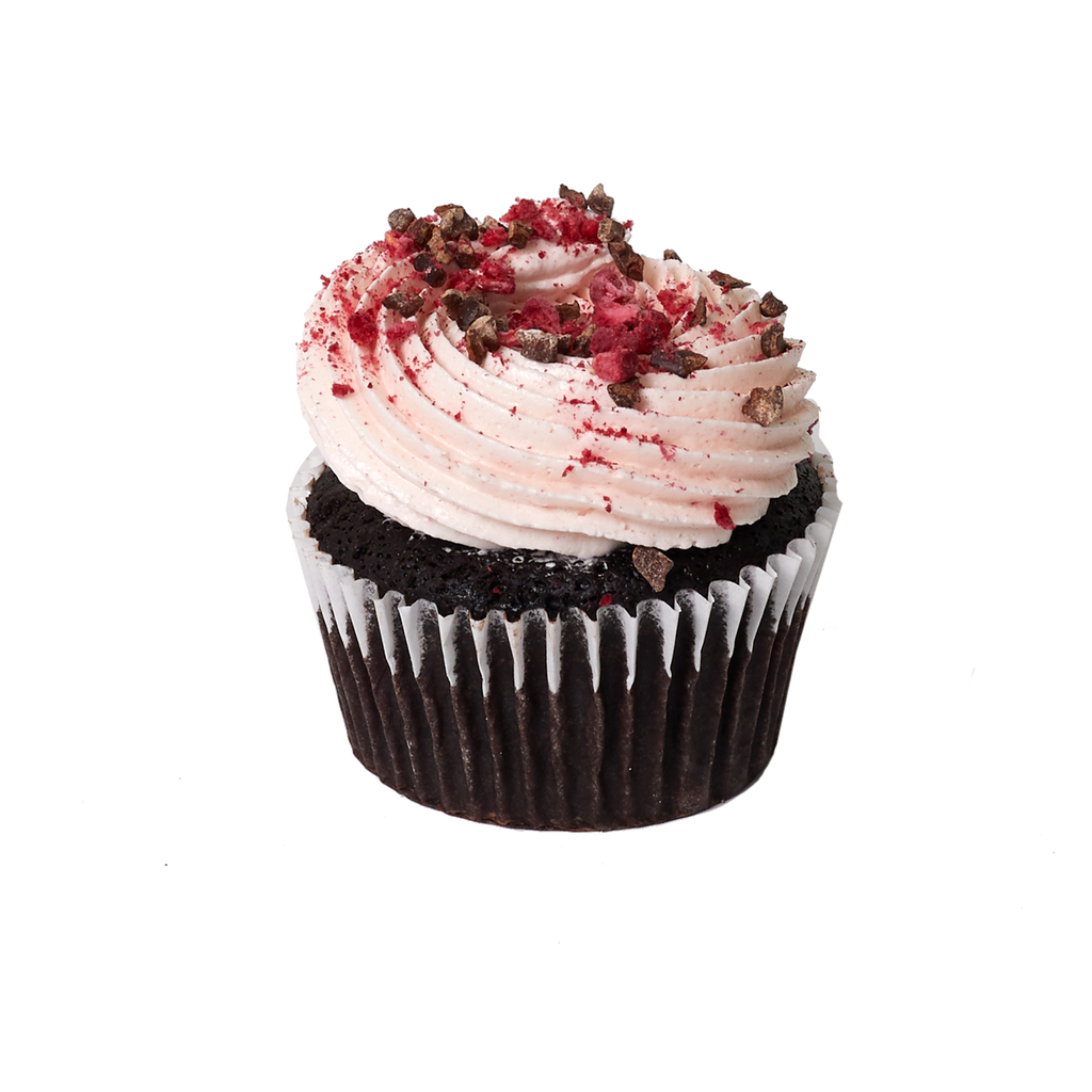 Single Cupcake Flavour - Vegan Chocolate & Raspberry