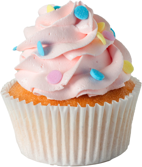 Cupcake Flavour - Baby Themed - Carrot With Pink Icing (GF)