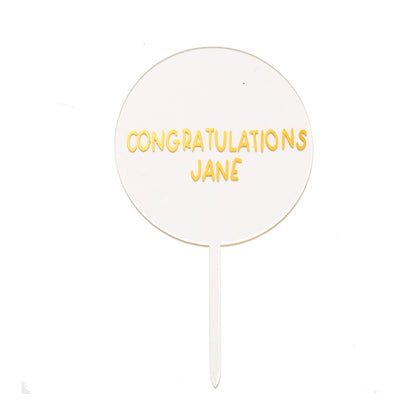 Personalised Acrylic Topper