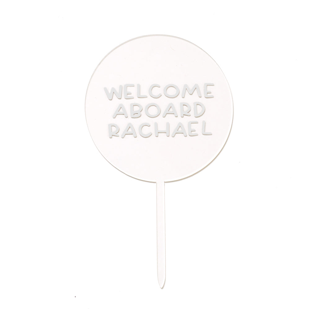 Personalised Acrylic Topper