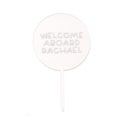 Personalised Acrylic Topper